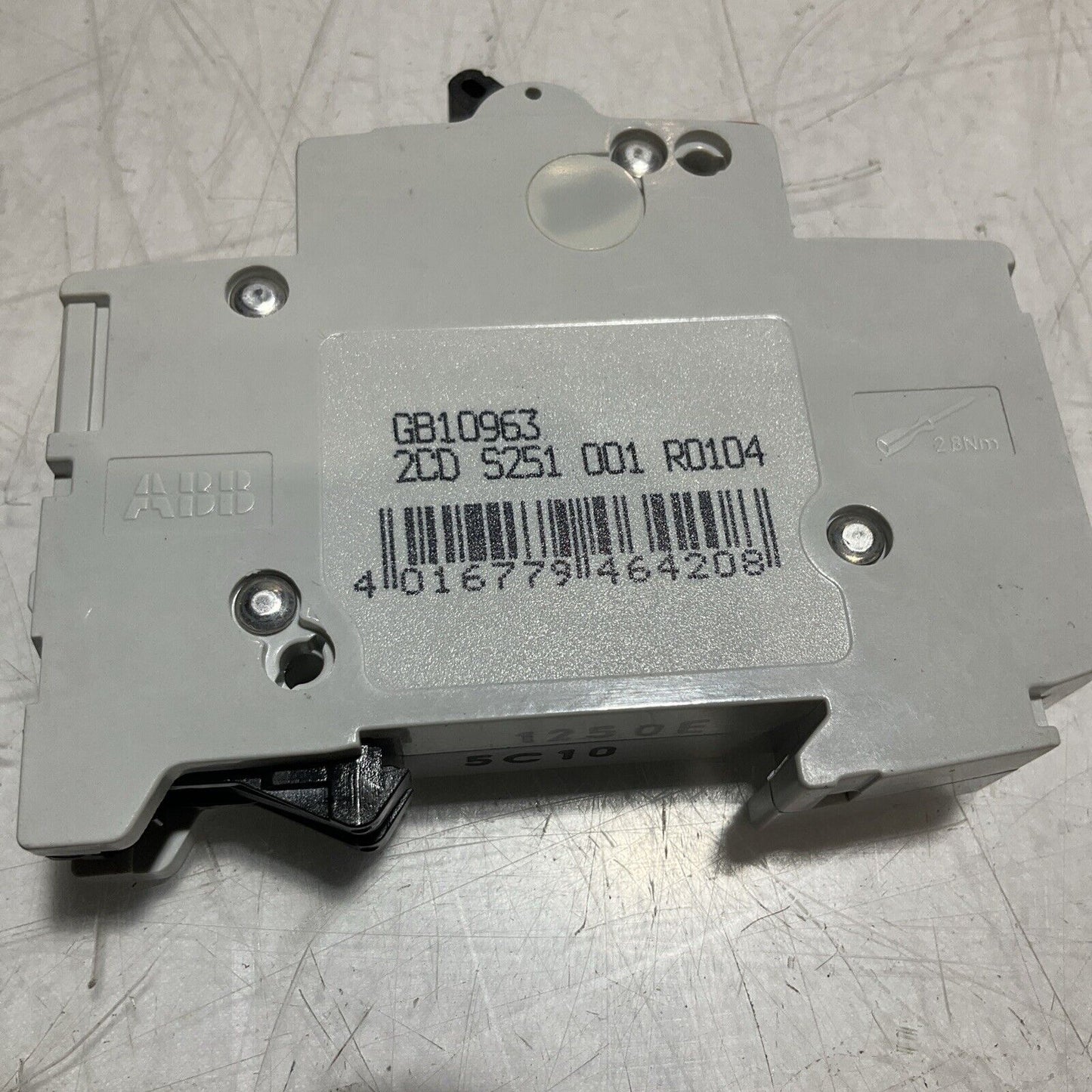 ABB S201-C10   1POLE 10A  CIRCUIT BREAKER  THERMAL  MAG  U3S