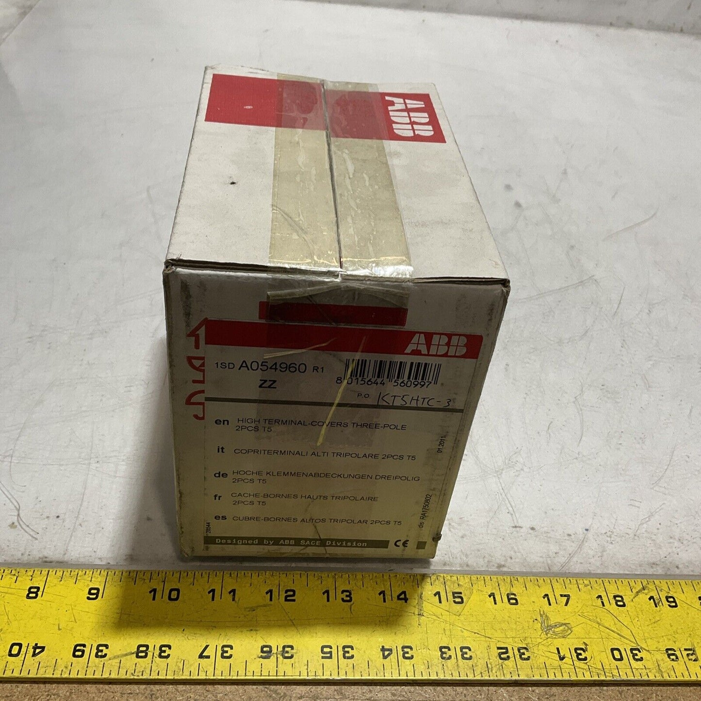 ABB TMAX  1SD A054960 R1 HIGH TERMINAL-COVERS THREE-POLE LOT OF 2 U3S