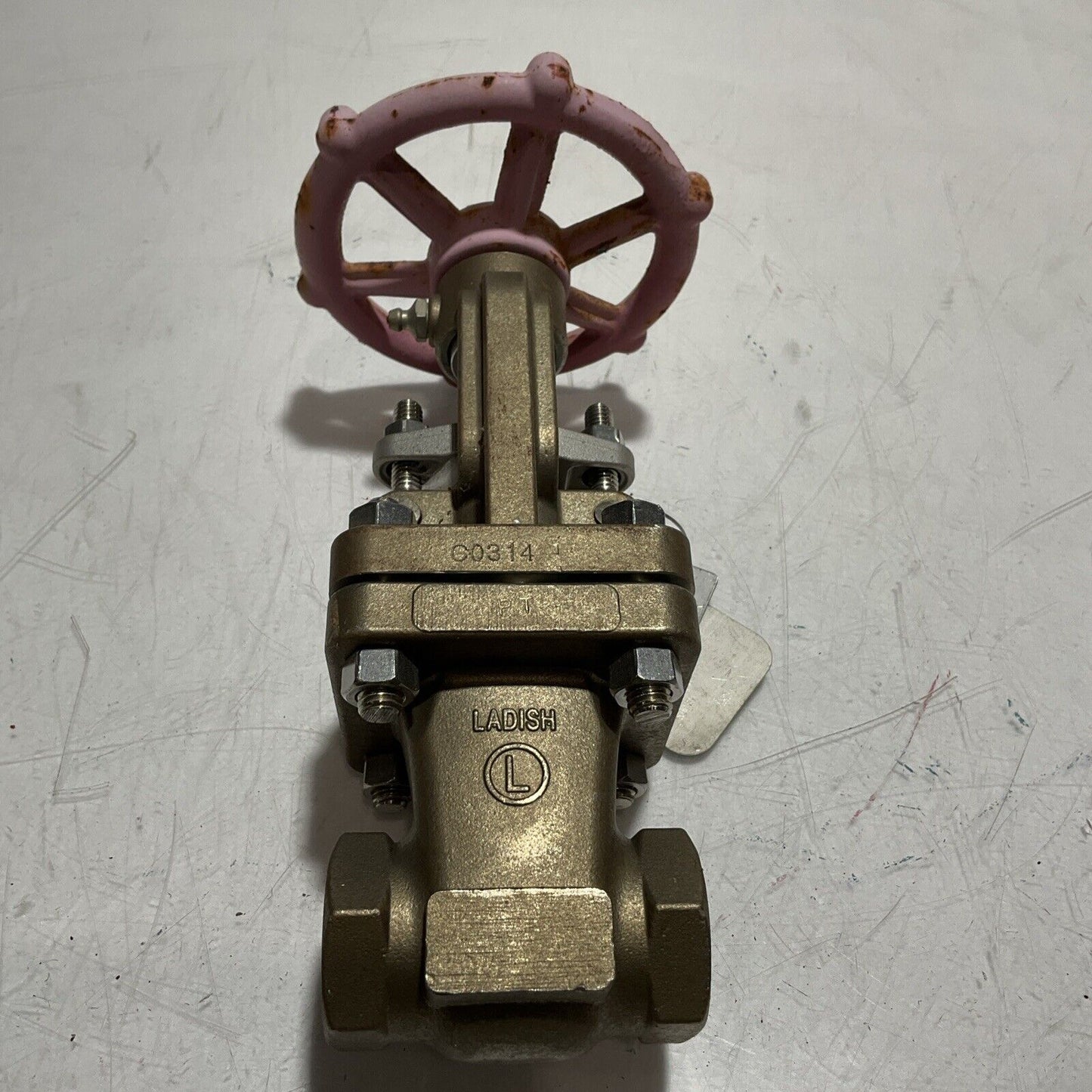 LADISH VALVE CD4MCUN 3/4-150 -8277-9243-GG01-A07B STAINLESS GATE VALVE QTY 2 LBL