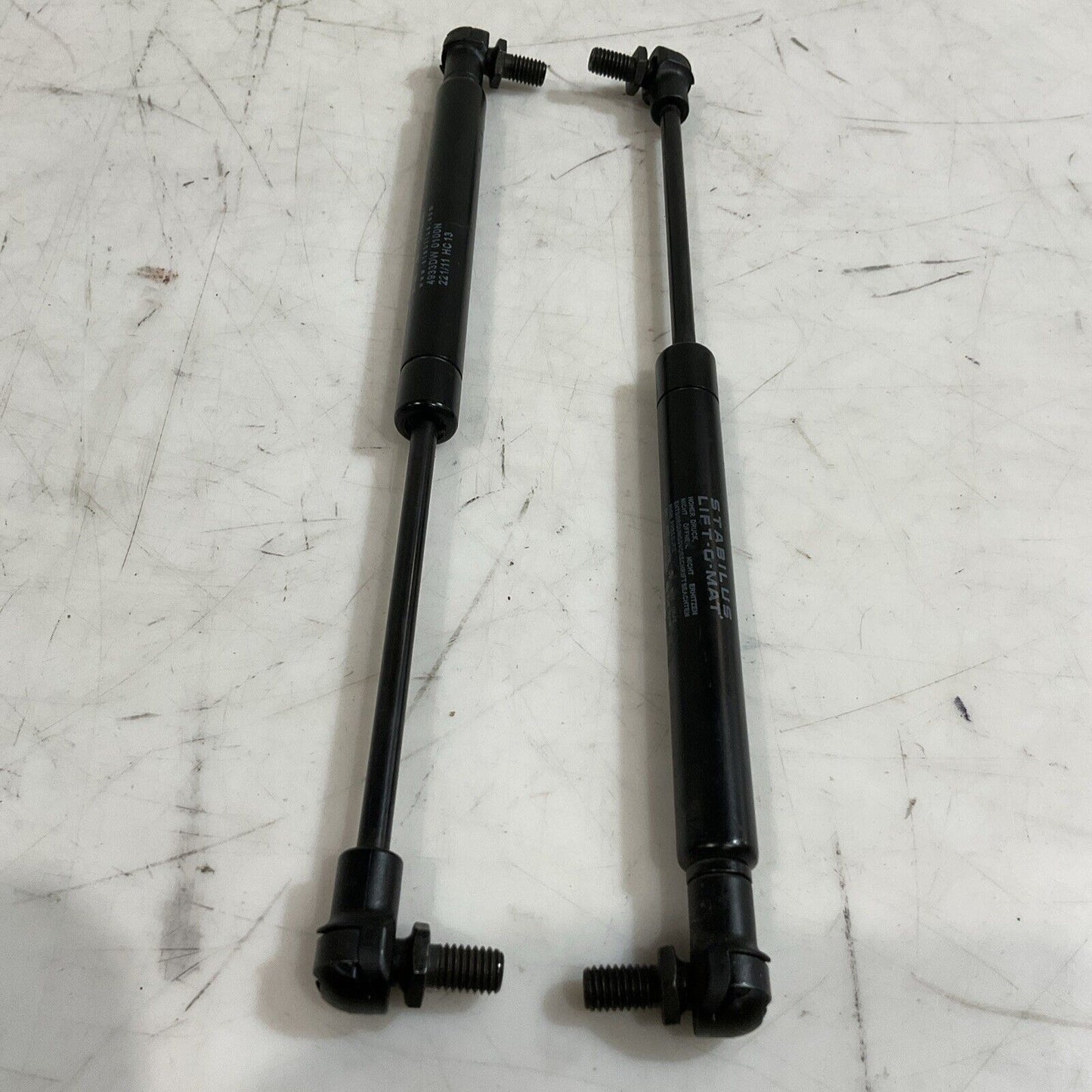 STABILUS LIFT-0-MAT  4933DW-0100N-221/11HC13  HYDRAULIC DAMPER  LOT OF 2 U3S