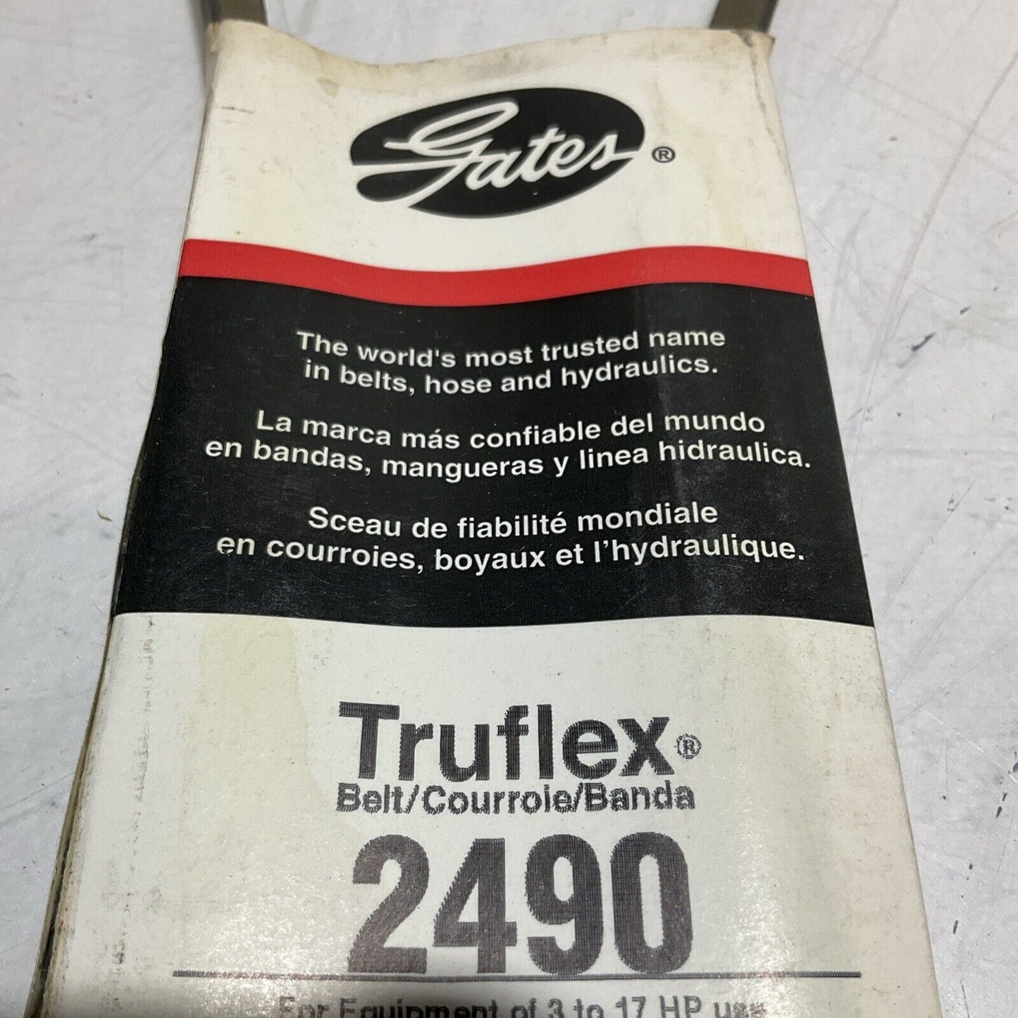 GATES 2490 TRUFLEX  V-BELT  4L490 LOT OF 4 678-U3S