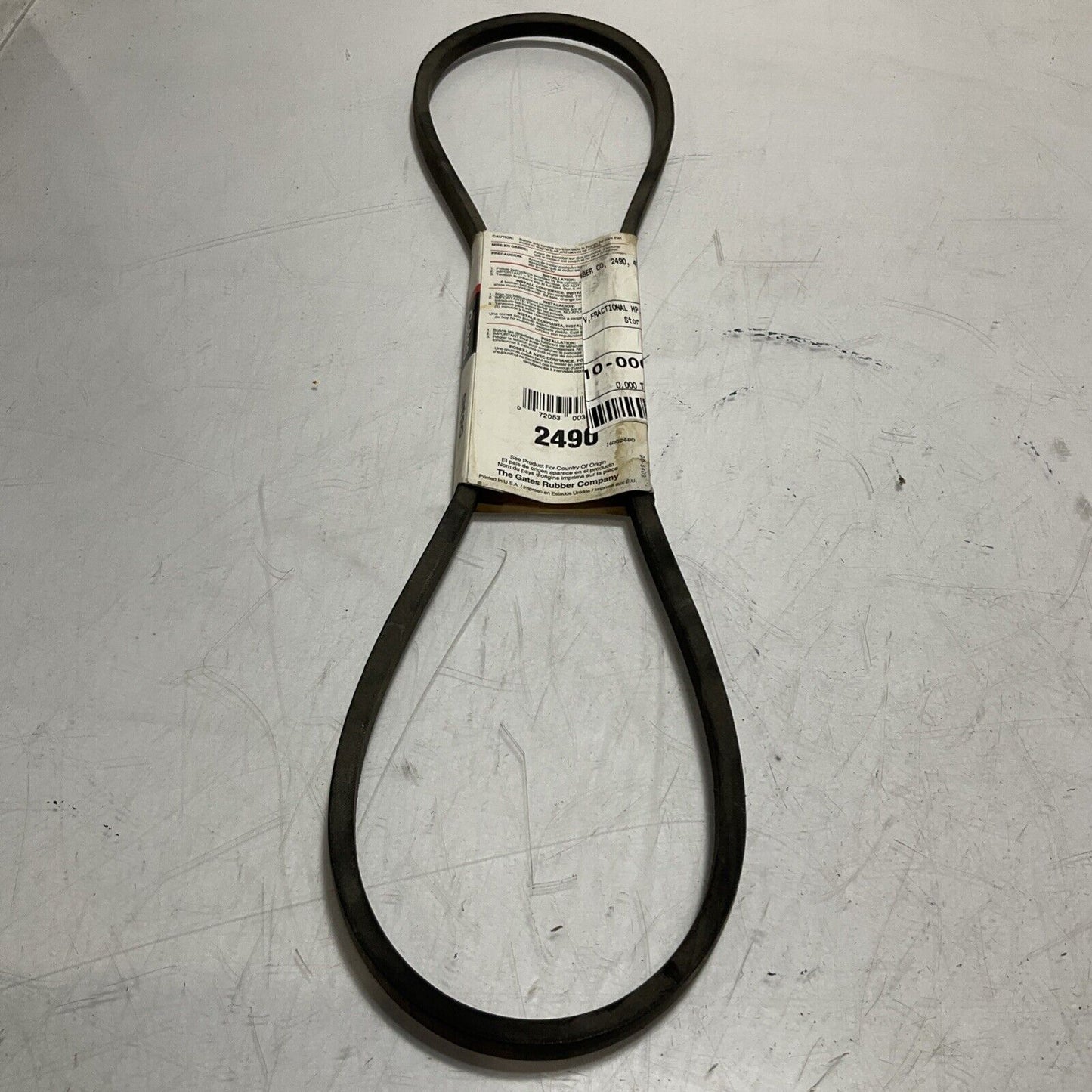 GATES 2490 TRUFLEX  V-BELT  4L490 LOT OF 4 678-U3S