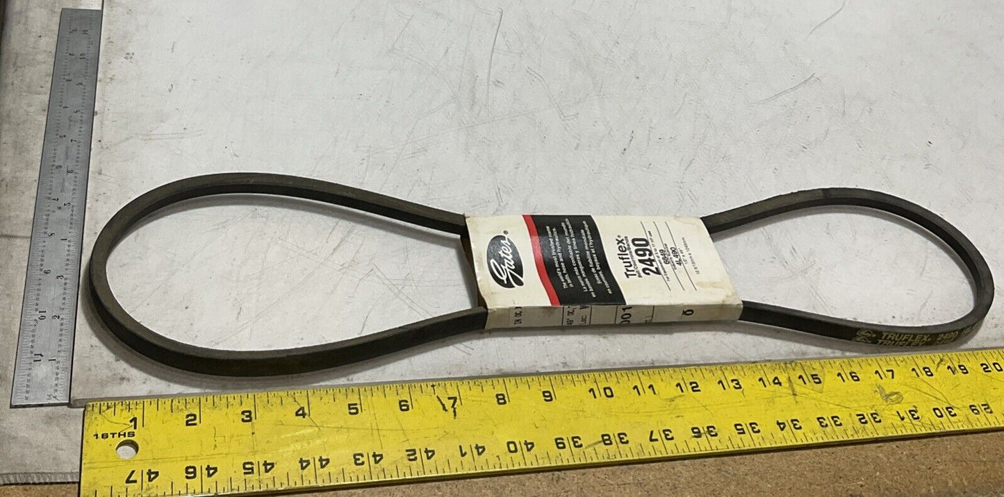 GATES 2490 TRUFLEX  V-BELT  4L490 LOT OF 4 678-U3S