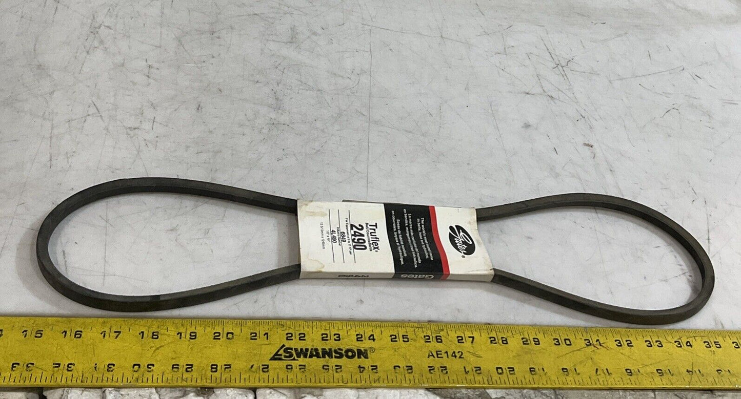 GATES 2490 TRUFLEX  V-BELT  4L490 LOT OF 4 678-U3S
