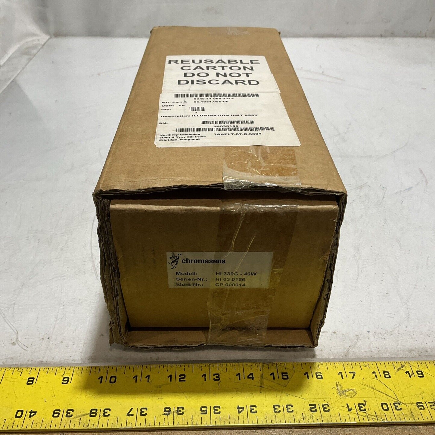 SIEMENS 66.1031.055-00 ILLUMINATION UNIT  LED -LINE-H1330-40W-A  CHROMASENS  U3S