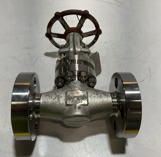 LADISH  VALVES 8575-9008-BR03-A076  3/4” 1500 B16.34/602 GATE VALVE LBL-U3S