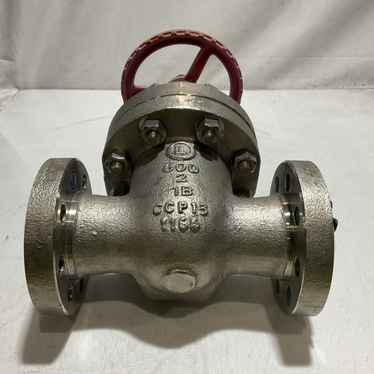 LADISH VALVE  8675-9219-PR02-A20D-CD4MCUM- 600 2" /1B-CCP131166 GATE VALVE LBL