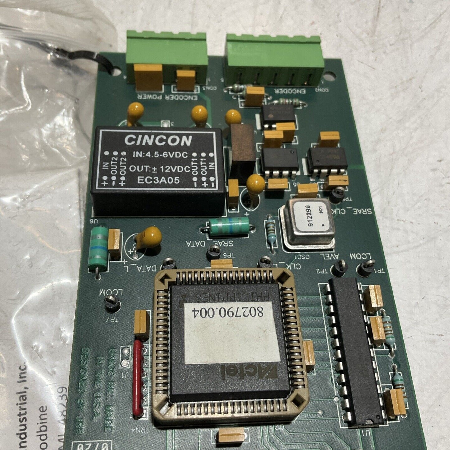 UNICO 322668.004 PCB ENCODER POWER  CIRCUIT BREAKER BOARD  U3S