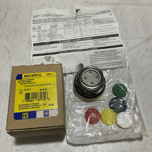 SQUARE D 9001KR1U MUSHROOM PUSH BUTTON OPERATOR  555-U3S