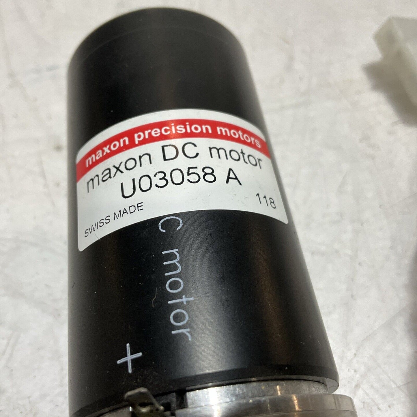 MAXON  PRECISION U03058A DC MOTOR W/ HEDS-5540 A12 ENCODER LOT OF 2  U3S