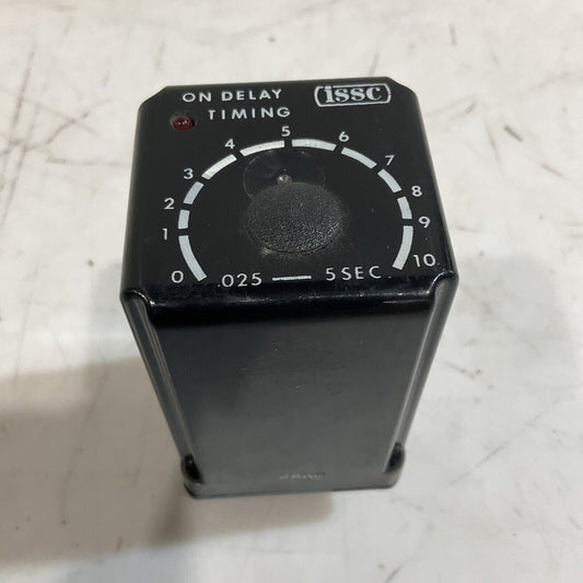 ISSC 1017-5-2-1-OP1 TIMEY DELAY  RELAY  120VAC  U3S