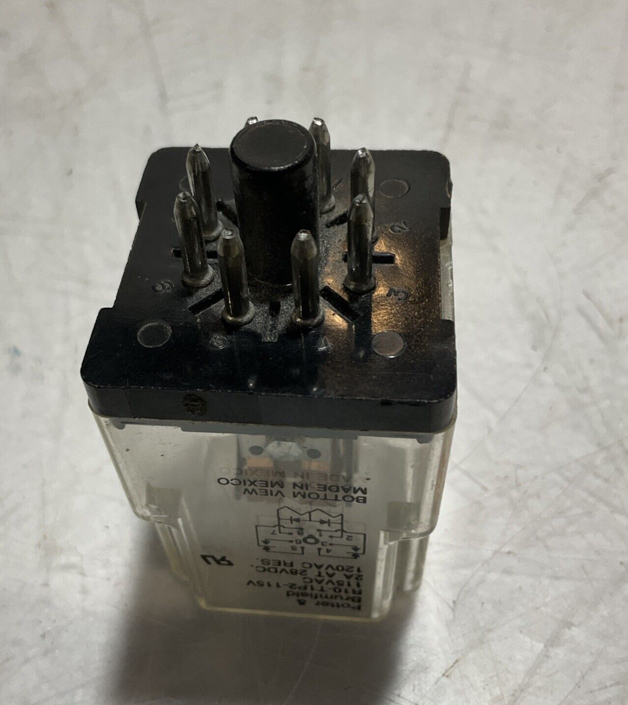 BROTHER & BRUMFIELD R10-T1P2-115V TE CONNECTIVITY 28VDC 2A GENERAL  RELAY  U3S