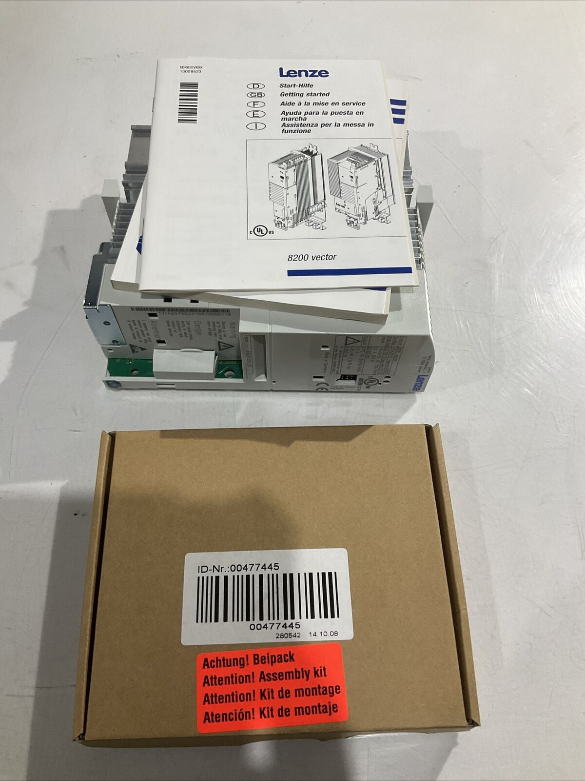 LENZE E82EV551K2C 8200 VECTOR FREQUENCY INVERTER DRIVE 0.55KW U3S
