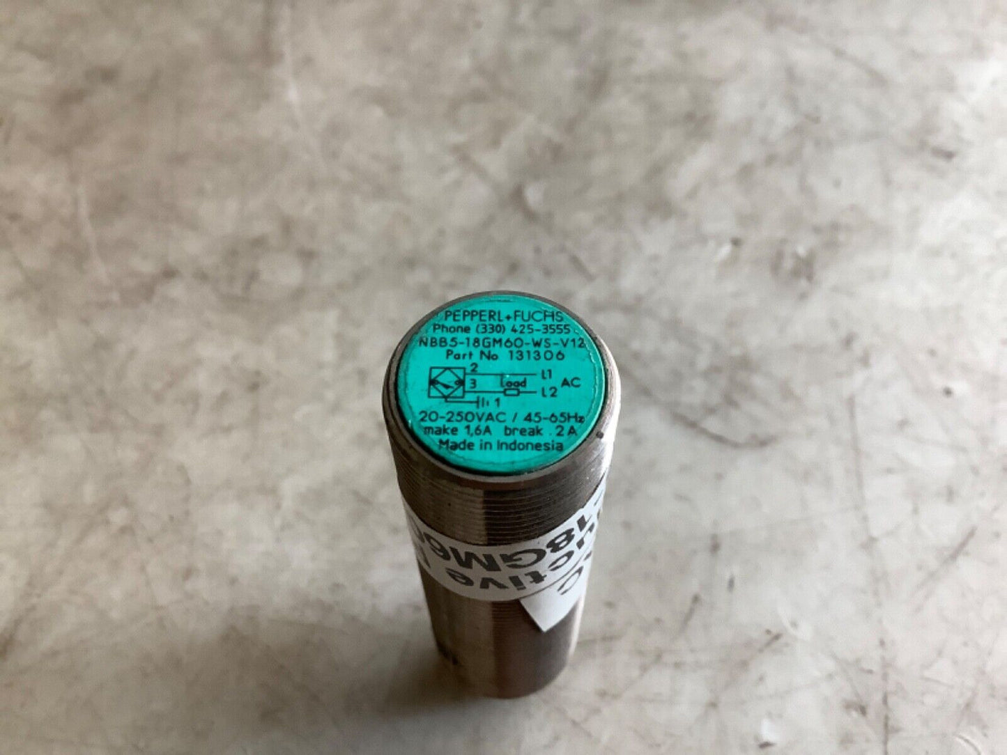 PEPPERL FUCHS NBB5-18GM60-WS-V12 INDUCTIVE SENSOR 222