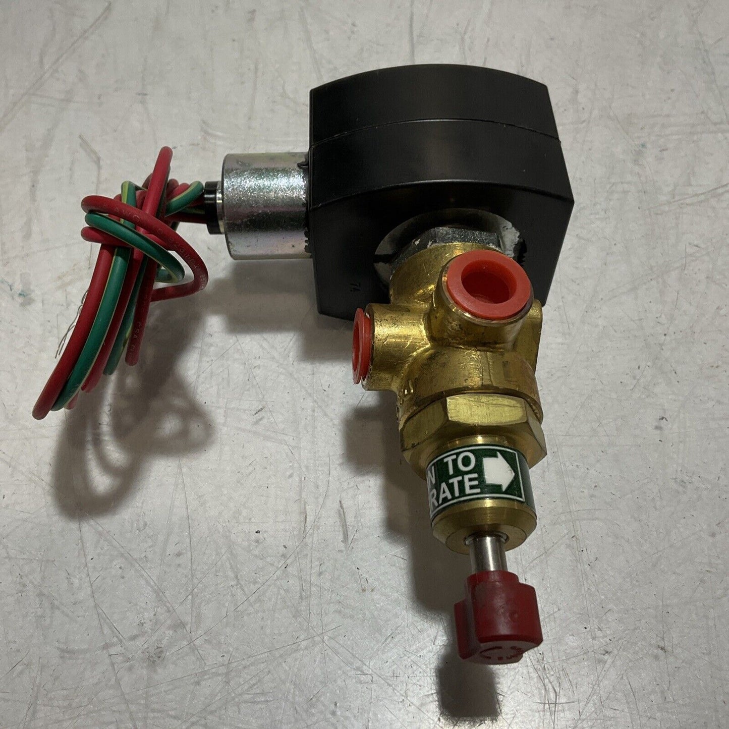 ASCO-RED-HAT EF8320G176MS- EF8003G2 SOLENOID VALVE 120/60 110/50 17.1W 1/4IN 678