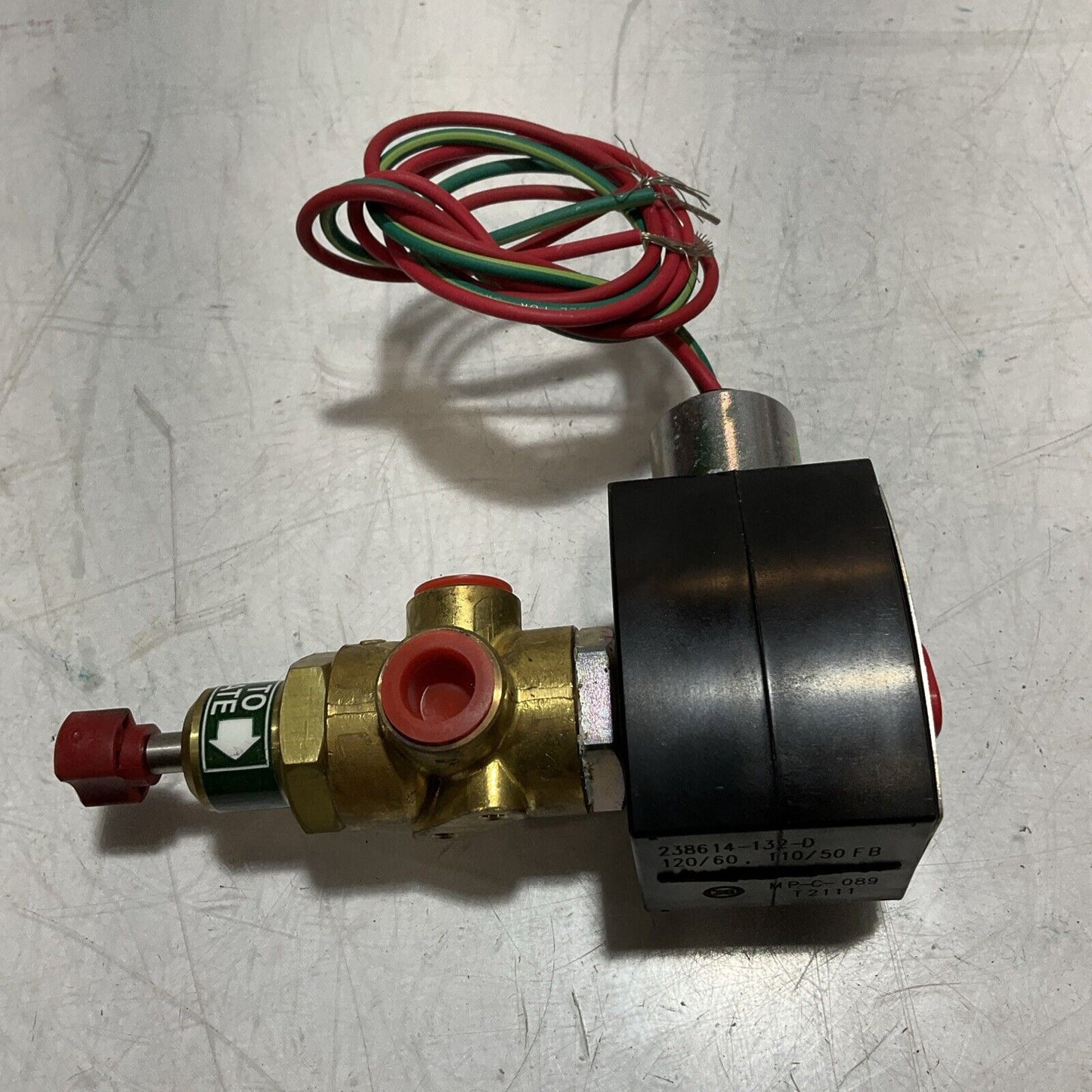 ASCO-RED-HAT EF8320G176MS- EF8003G2 SOLENOID VALVE 120/60 110/50 17.1W 1/4IN 678