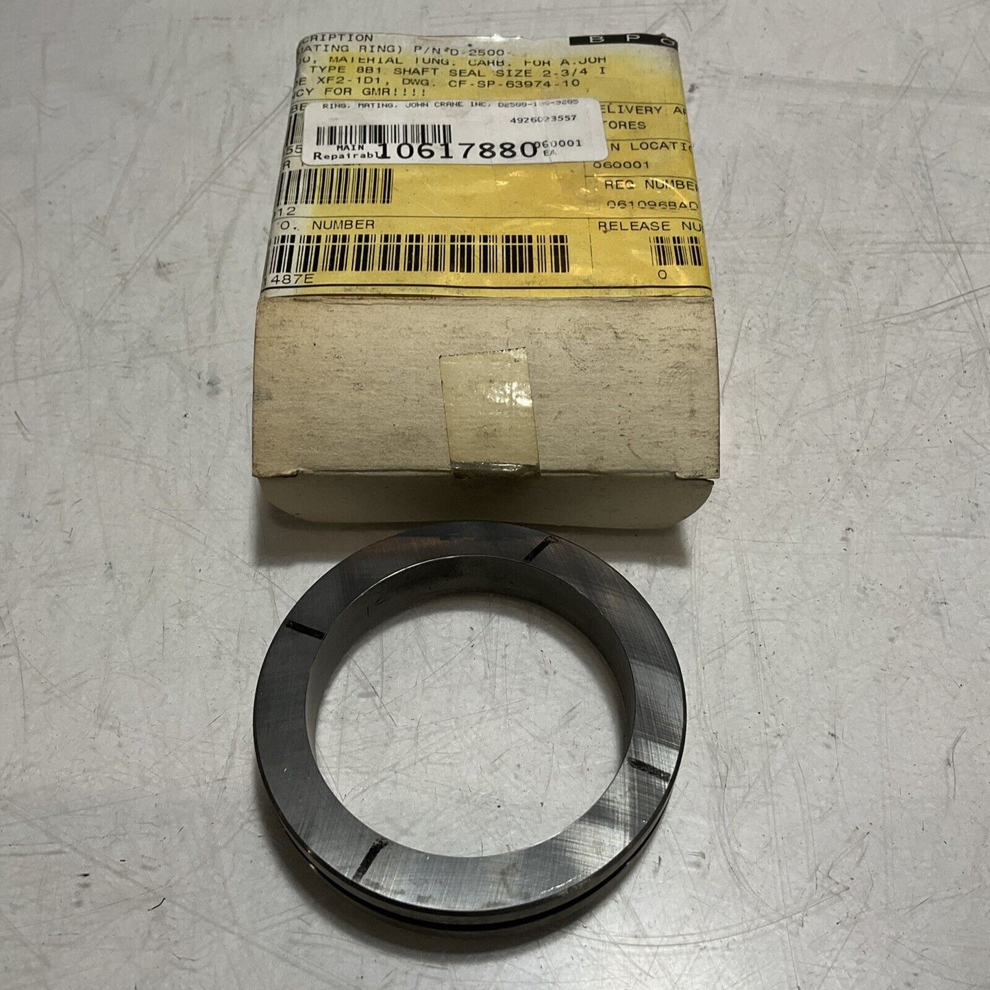 JOHN CRANE INC D-2500-196-9205 MATING RING TYPE 8B1  SIZE  2-3 678-U3S