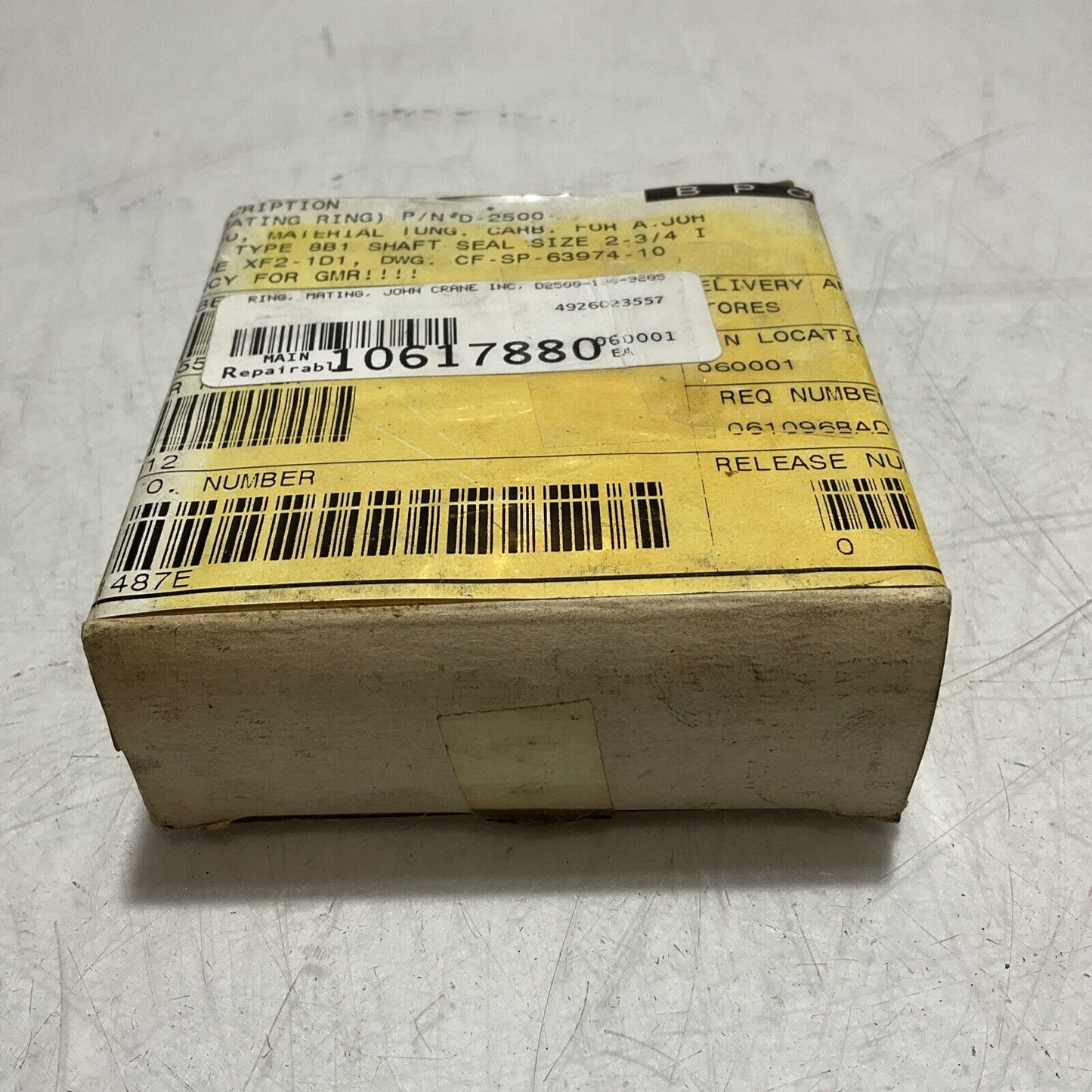 JOHN CRANE INC D-2500-196-9205 MATING RING TYPE 8B1  SIZE  2-3 678-U3S