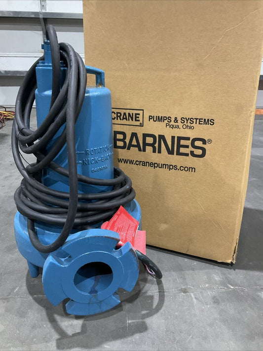 CRANE BARNES 3SEH1544L 132735H CENTRIFUGAL PUMP 1750 RPM 3 PH 60 HZ 1.5HP 460 V