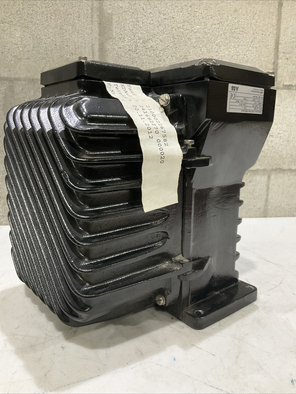 2012 ABB EBN 853H ELECTRICRONIC POWER UNIT FOR ACTUATOR TYPE RHD 4000-40 016798