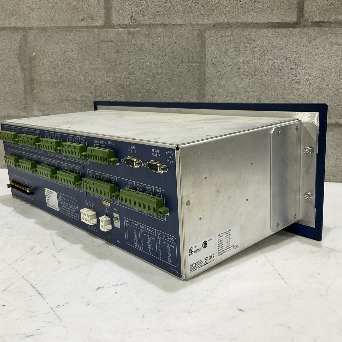 SEL SEL-351 03515Y325512X1 DIRECTIONAL RECLOSING RELAY FAULT LOCATOR RM6