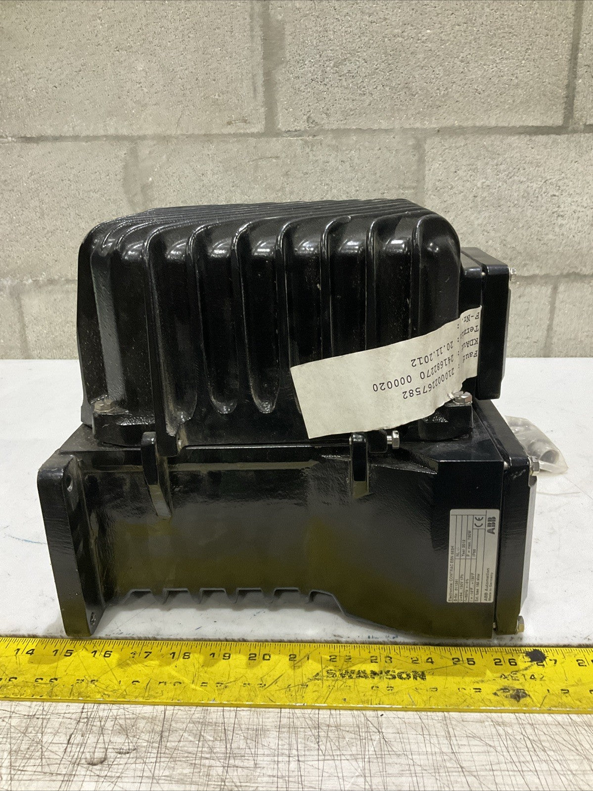 2012 ABB EBN 853H ELECTRICRONIC POWER UNIT FOR ACTUATOR TYPE RHD 4000-40 016798