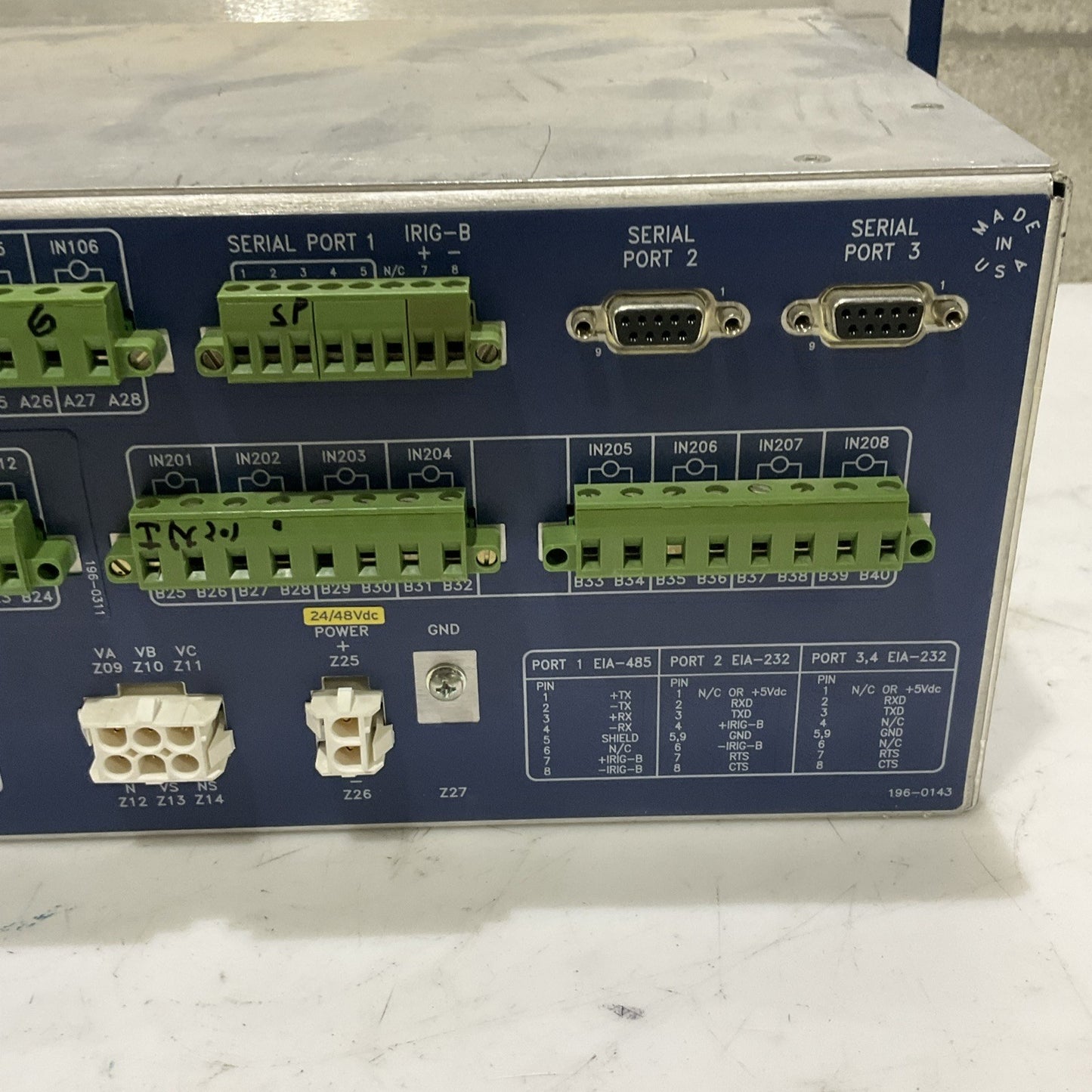SEL SEL-351 03515Y325512X1 DIRECTIONAL RECLOSING RELAY FAULT LOCATOR RM6