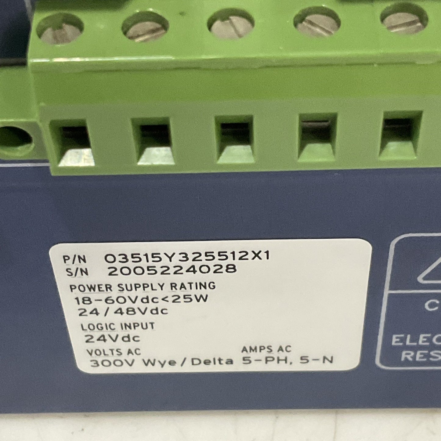 SEL SEL-351 03515Y325512X1 DIRECTIONAL RECLOSING RELAY FAULT LOCATOR RM6