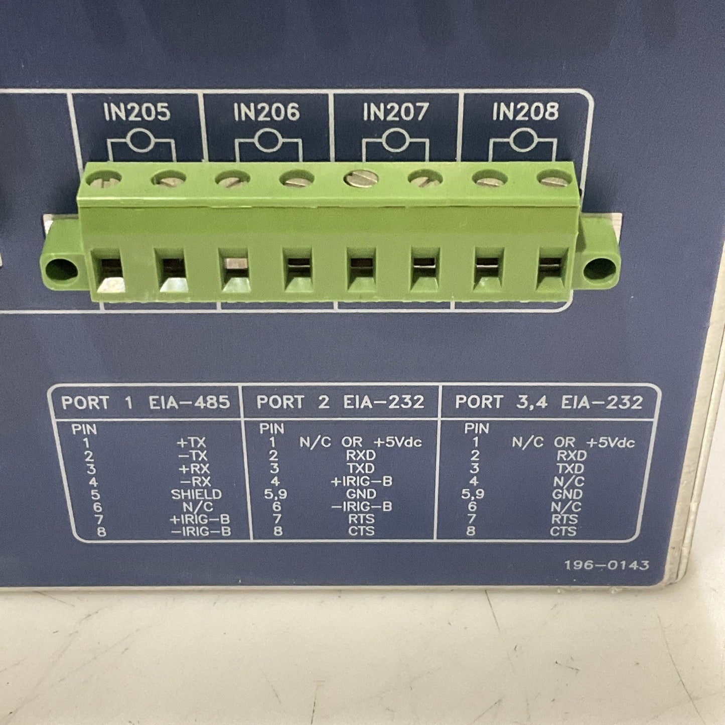SEL SEL-351 03515Y325512X1 DIRECTIONAL RECLOSING RELAY FAULT LOCATOR RM6
