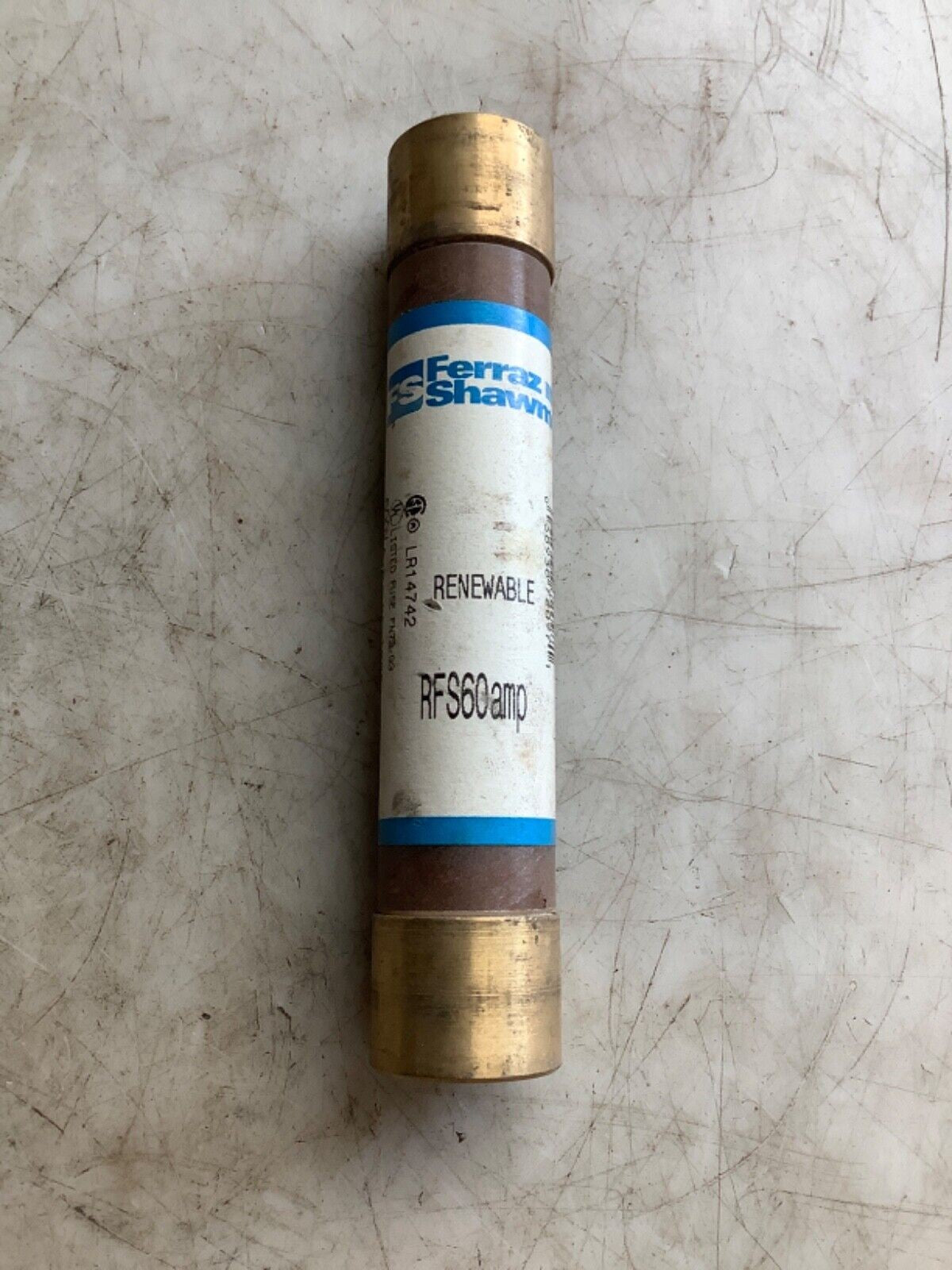 FERRAZ SHAWMUT RFS60 RENEWABLE FUSE 60A 222 - QTY 10  U3S