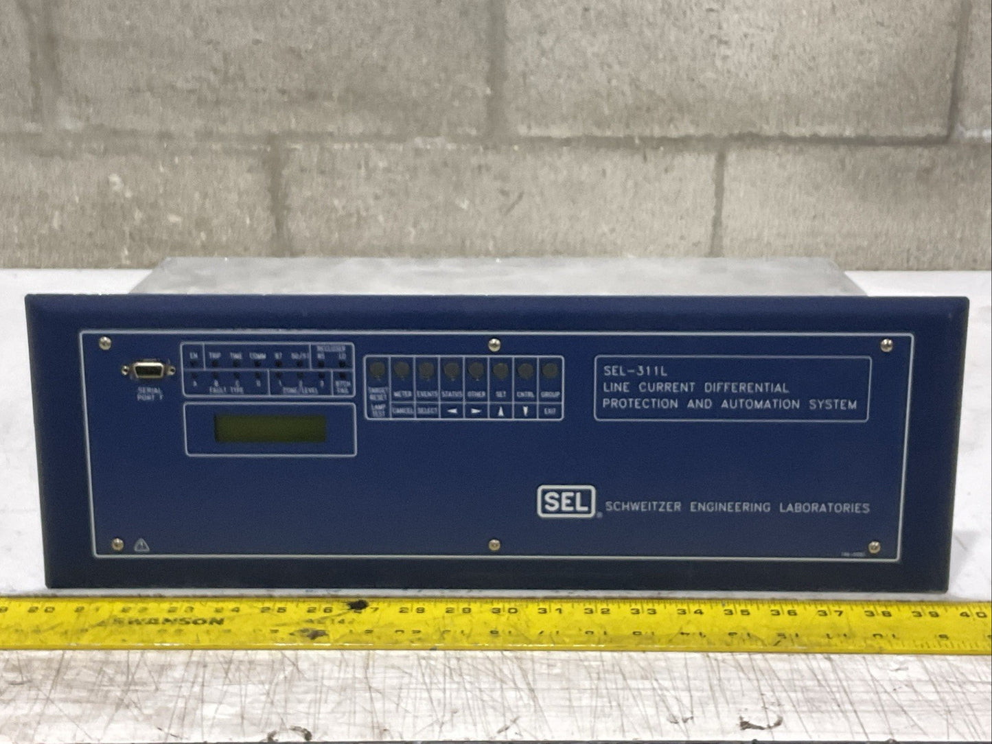 SEL-311L 0311L13A03254XXXX LINE CURRENT DIFFERENTIAL PROTECTION AUTOMATION UNIT
