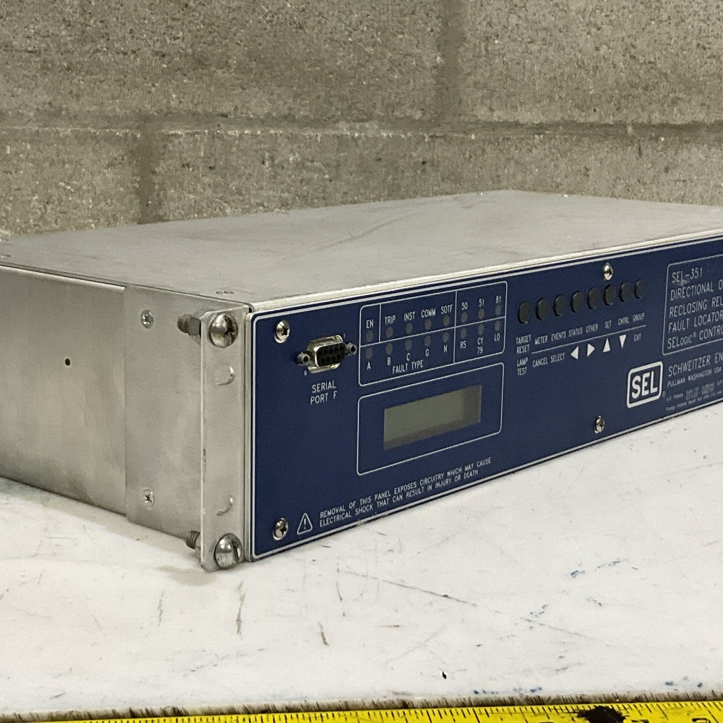 SEL-351 03510T425332411 DIRECTIONAL OVERCURRENT RECLOSING RELAY FAULT LOCATORRM6