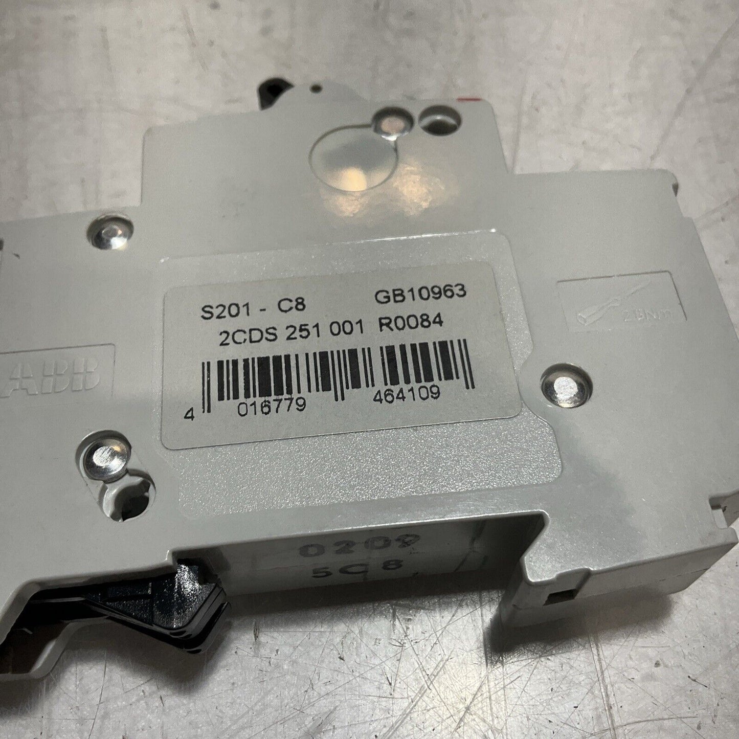 ABB S 201 C 8 S201-C8 MINI CIRCUIT BREAKER 230/400 LOT OF 3  U3S