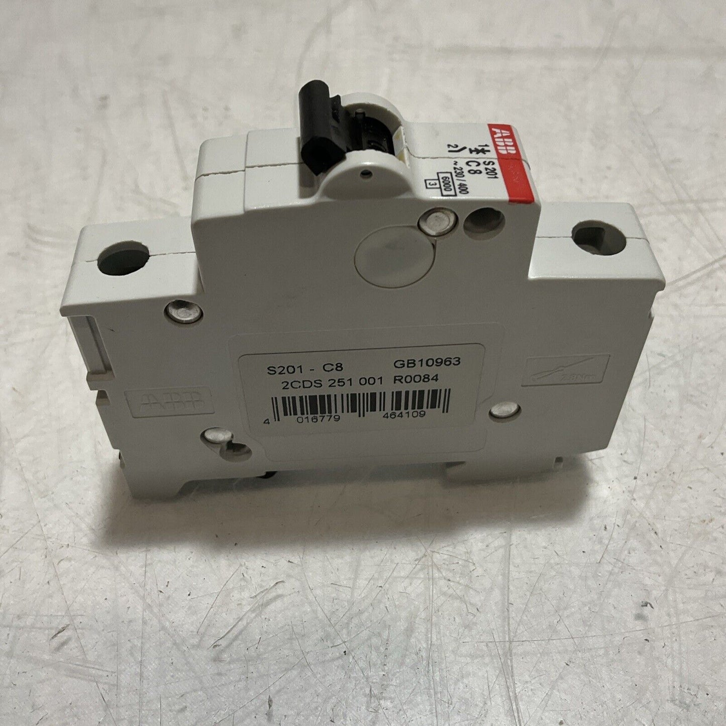 ABB S 201 C 8 S201-C8 MINI CIRCUIT BREAKER 230/400 LOT OF 3  U3S