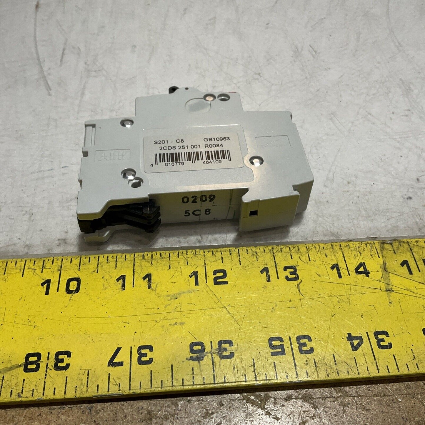 ABB S 201 C 8 S201-C8 MINI CIRCUIT BREAKER 230/400 LOT OF 3  U3S