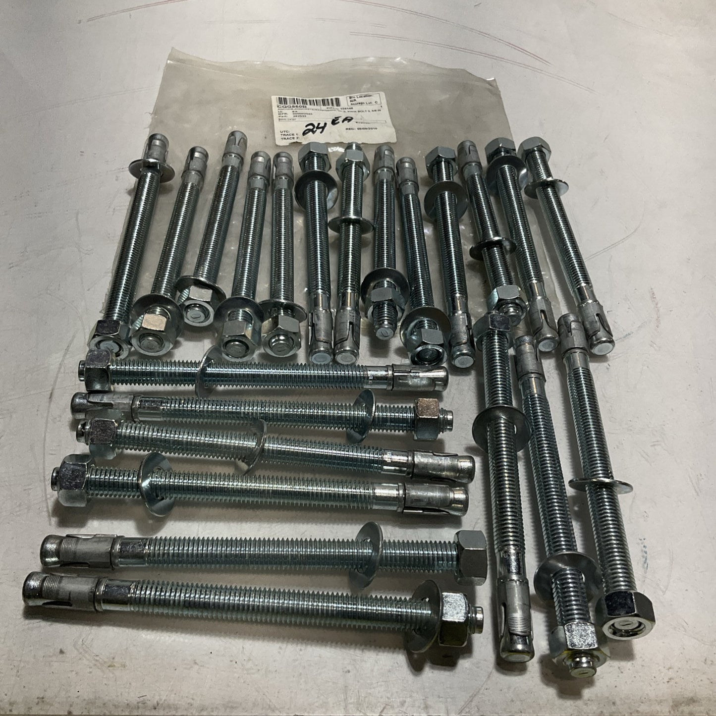 HILTI  282533  ANCHOR CONCRETE EXPANSION LOT OF  22 U3S