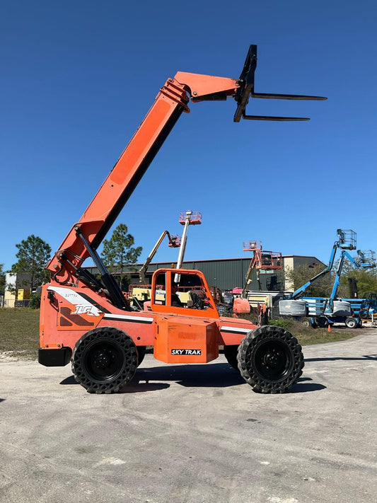 2014 JLG SKYTRAK TELESCOPIC REACH FORKLIFT TELEHANDLER MODEL 8042