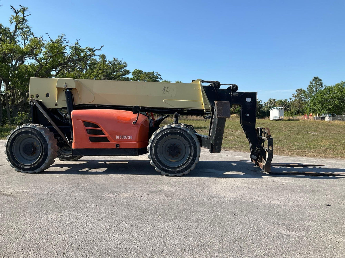 2015 JLG TELESCOPIC FORKLIFT TELEHANDLER MODEL G12-55A, DIESEL