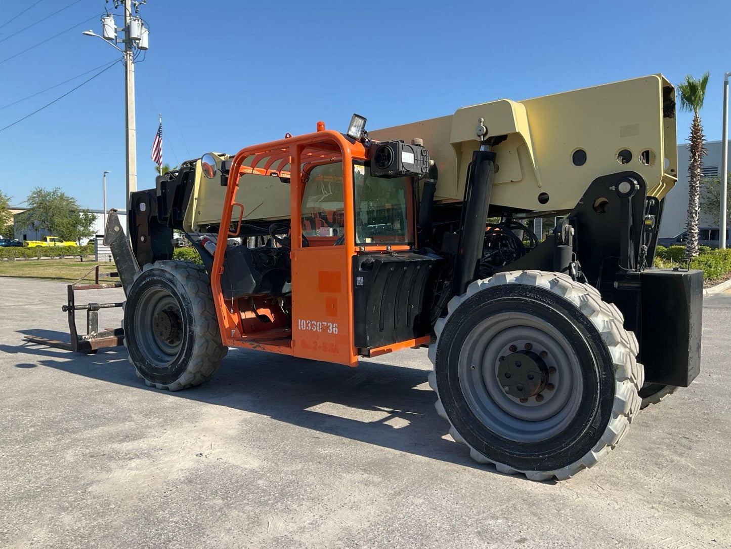 2015 JLG TELESCOPIC FORKLIFT TELEHANDLER MODEL G12-55A, DIESEL