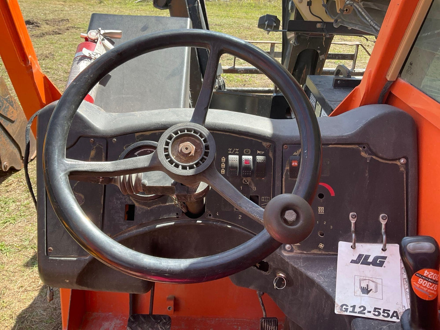 2015 JLG TELESCOPIC FORKLIFT TELEHANDLER MODEL G12-55A, DIESEL