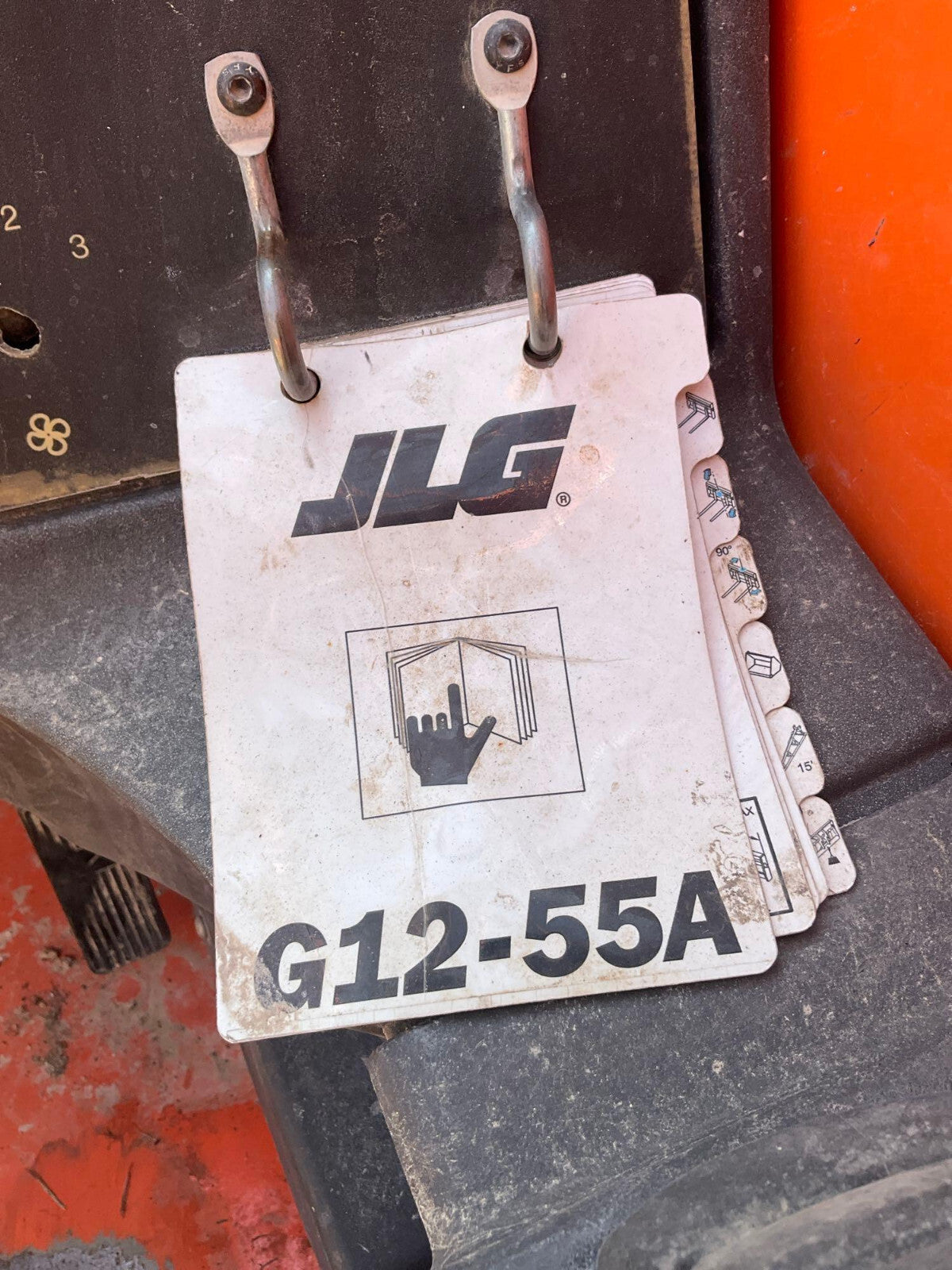 2015 JLG TELESCOPIC FORKLIFT TELEHANDLER MODEL G12-55A, DIESEL