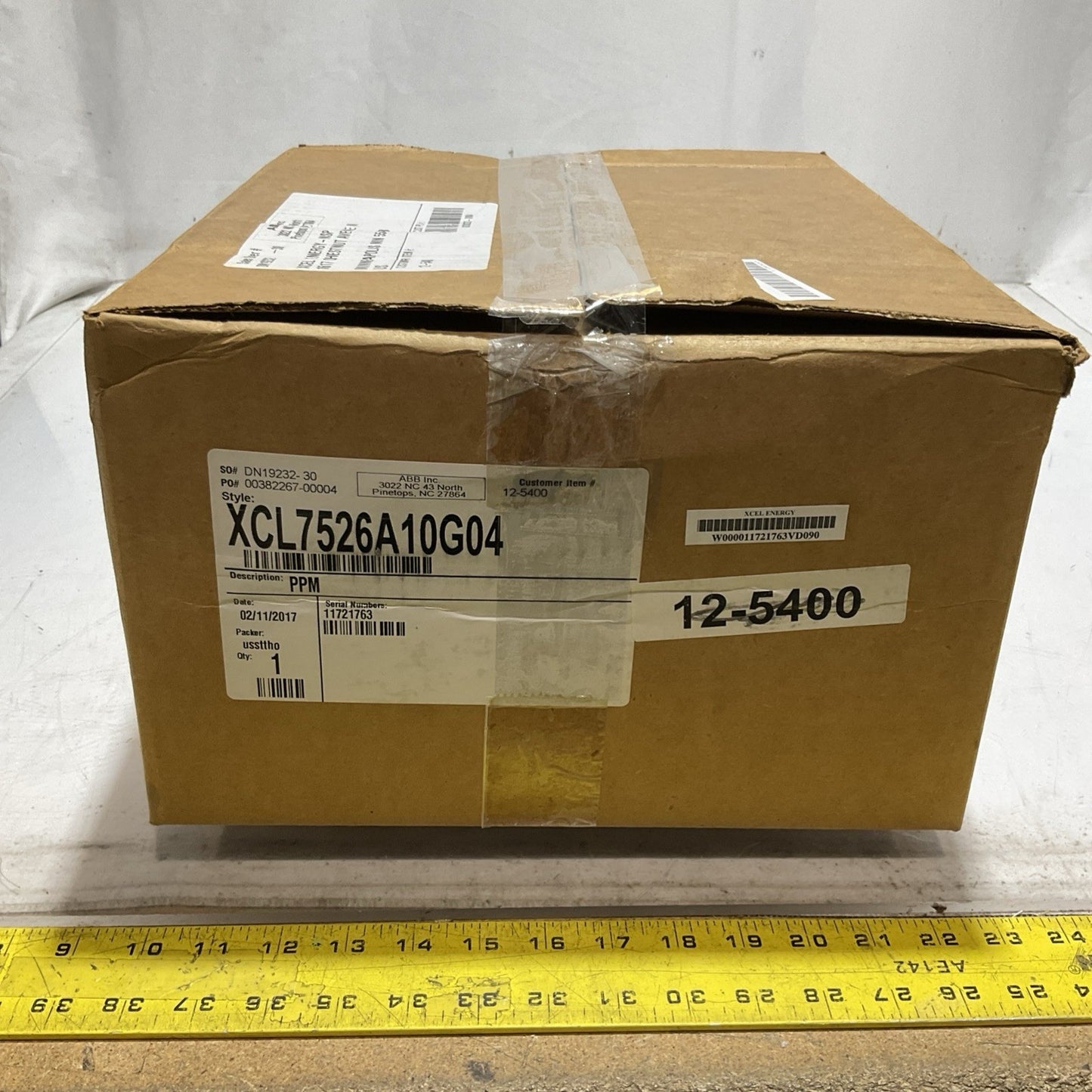 NEW ABB PPM E964661 XCL7526A10G04 IN/OUT PROTECTION VOLTAGE TRANSFORMER XE25