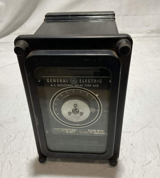 GENERAL  ELECTRIC 12ACR11B10A A-C RECLOSING  RELAY  TYPE  ACR 222-U3S