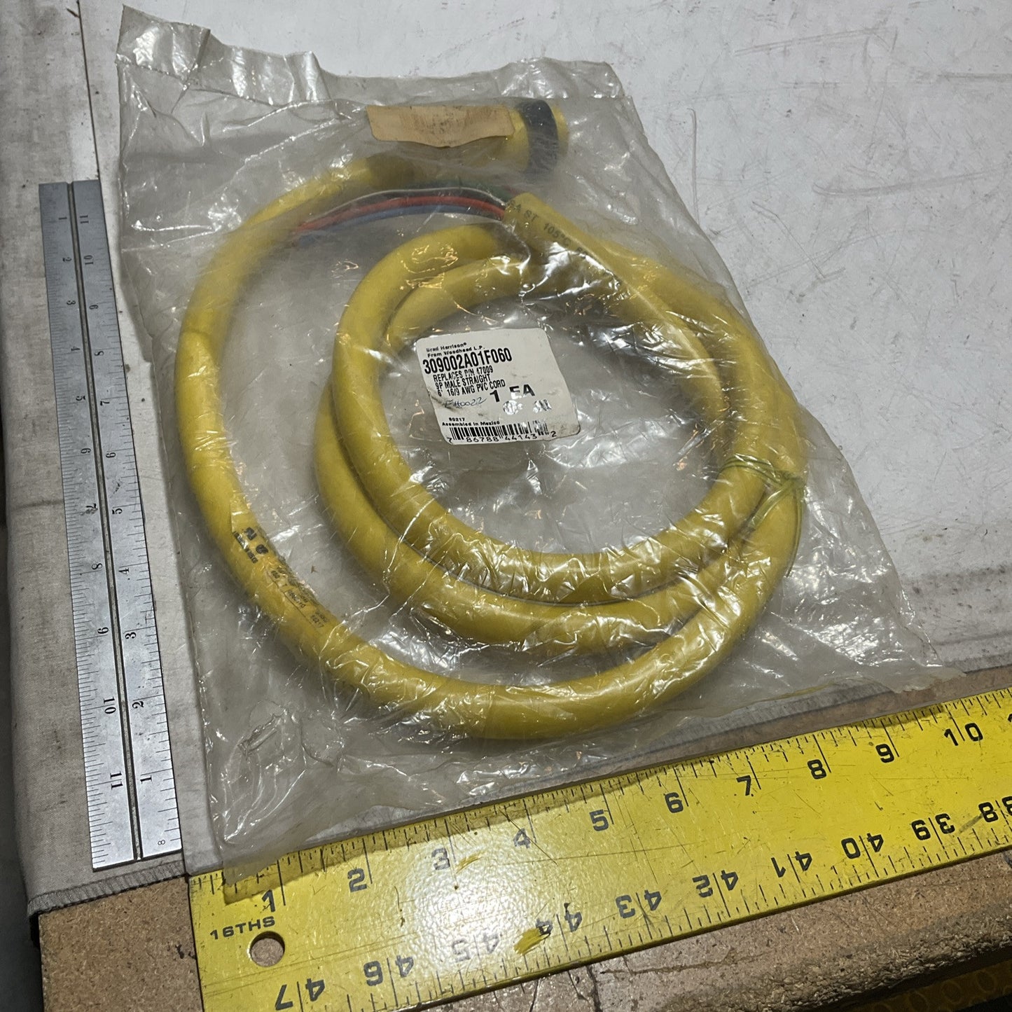 HARRISON  309002A01F060- 47009  E42014 600V  105°C  CABLE  ASSEMBLY U3S