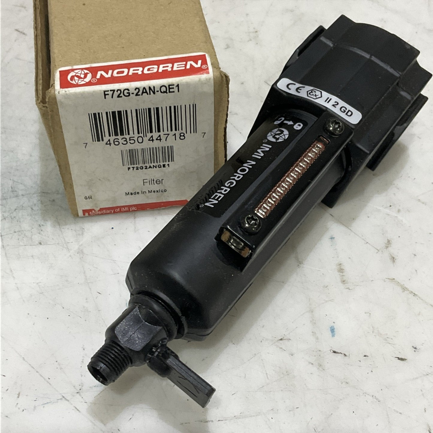 IMI NORGREN F72G2ANQE1 EXCELON FILTER 250 PSIG 1/4 IN LIQUID LEVEL INDICATOR RM6