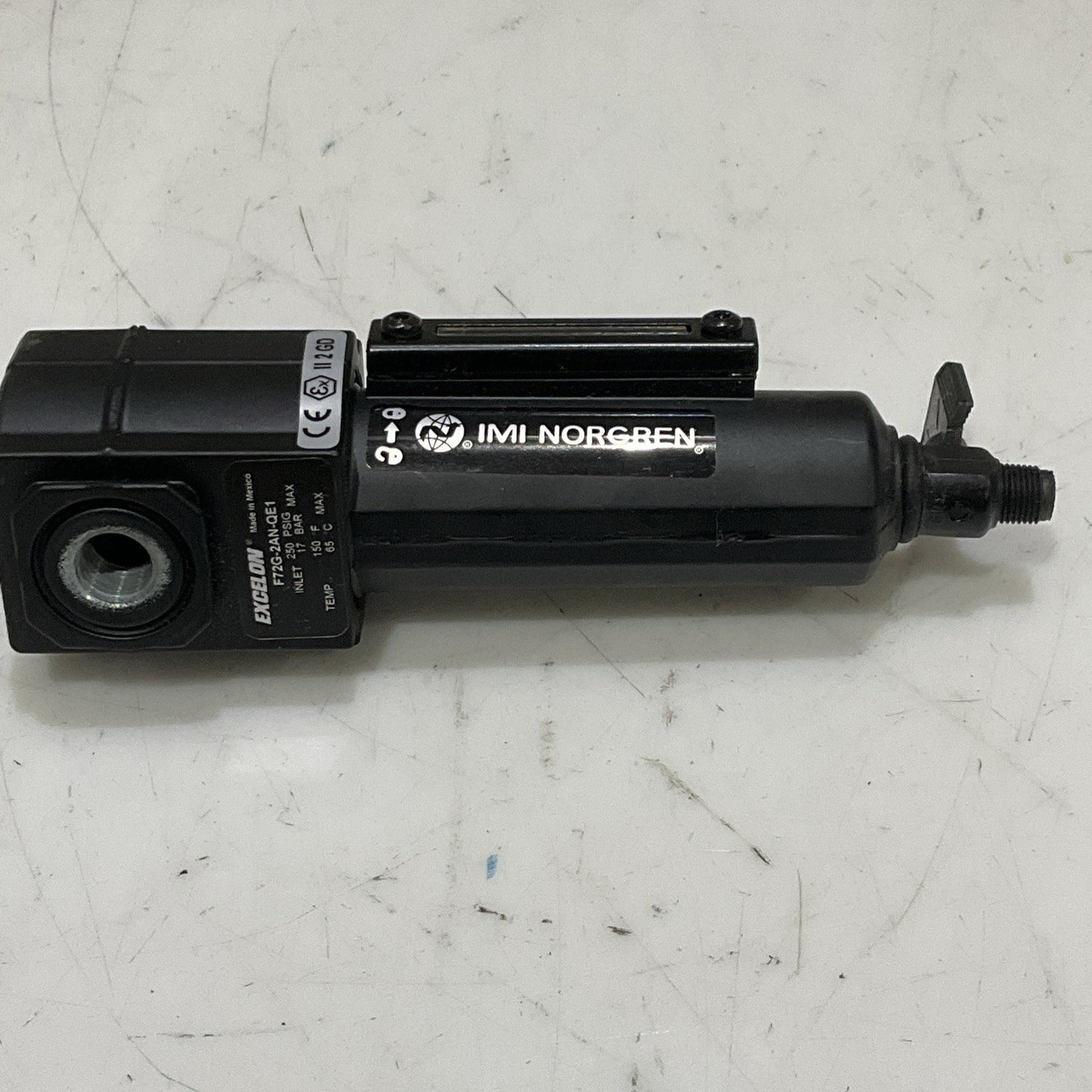 IMI NORGREN F72G2ANQE1 EXCELON FILTER 250 PSIG 1/4 IN LIQUID LEVEL INDICATOR RM6