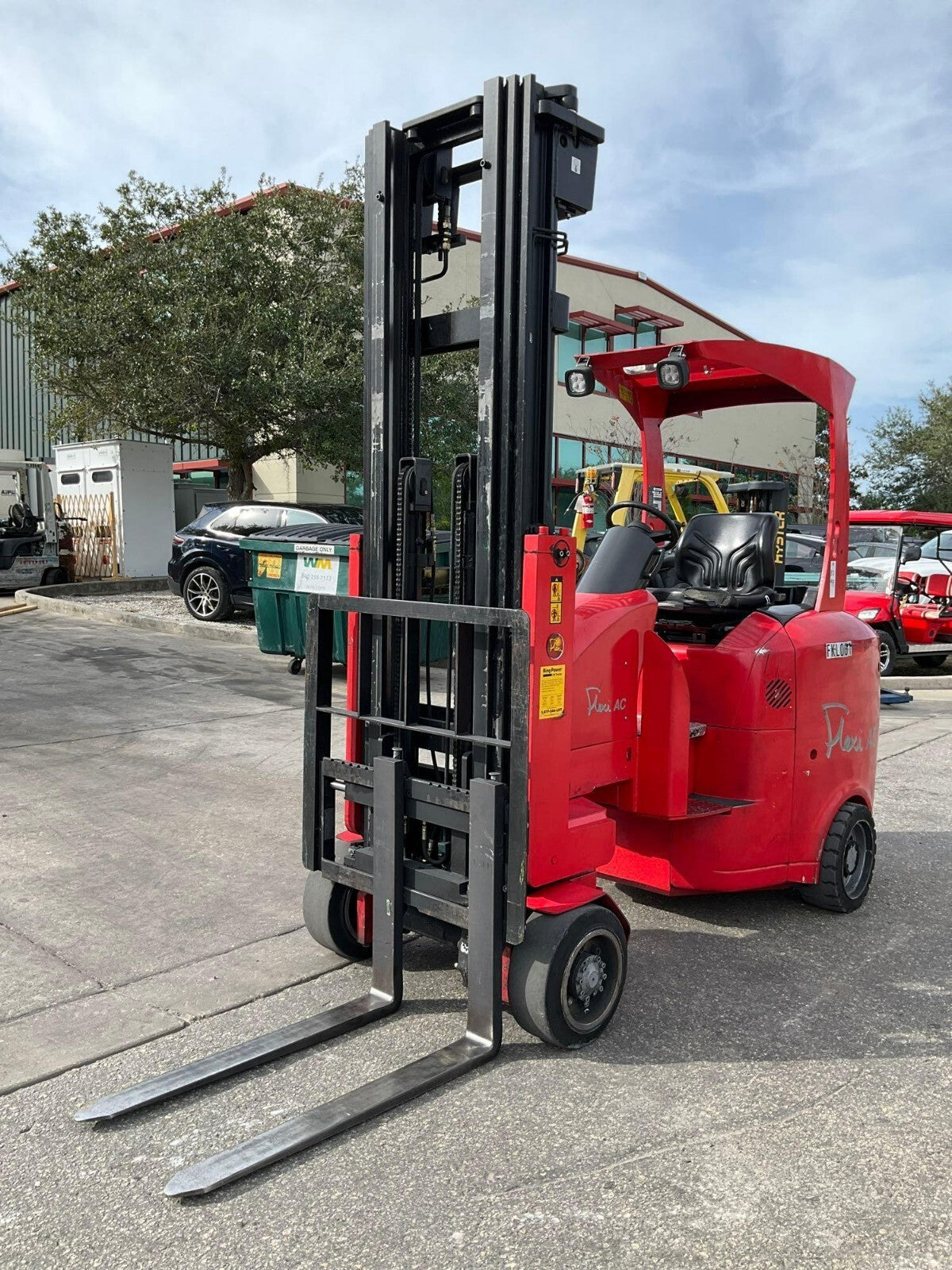 2015 FLEXI AC ARTICULATING NARROW AISLE FORKLIFT AC1250 ELECTRIC LOW HOURS