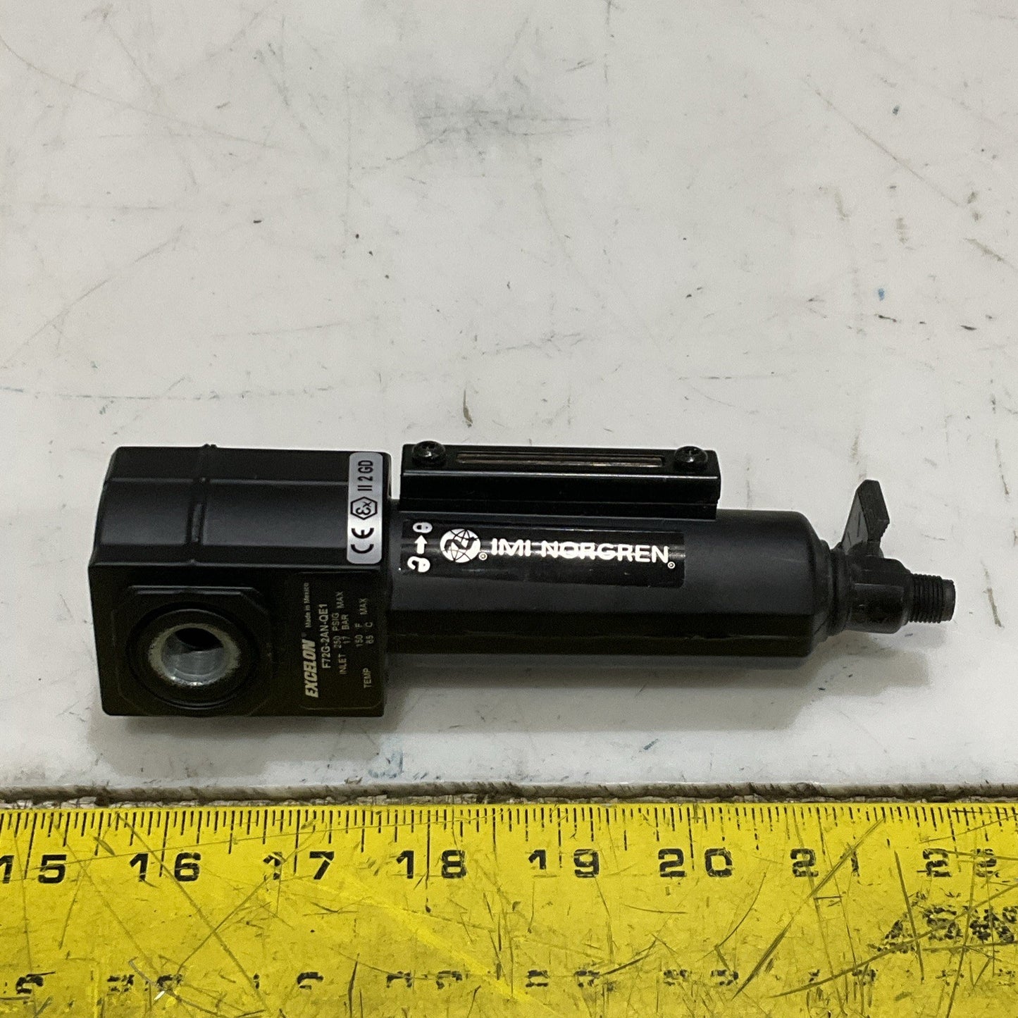IMI NORGREN F72G2ANQE1 EXCELON FILTER 250 PSIG 1/4 IN LIQUID LEVEL INDICATOR RM6