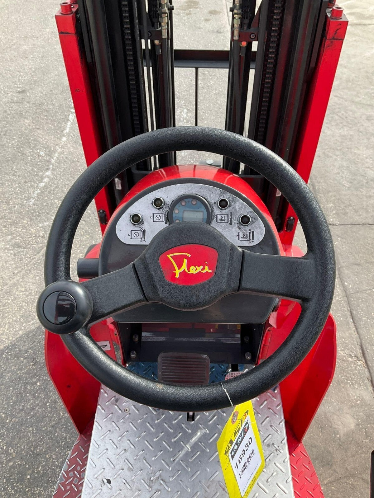 2015 FLEXI AC ARTICULATING NARROW AISLE FORKLIFT AC1250 ELECTRIC LOW HOURS