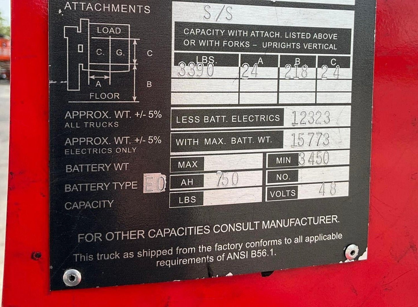 2015 FLEXI AC ARTICULATING NARROW AISLE FORKLIFT AC1250 ELECTRIC LOW HOURS